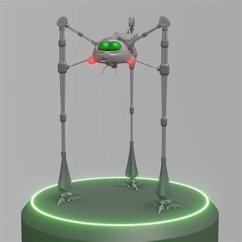 Jeff Wayne Fighting Machine Finished Model (Blender) : WarofTheWorlds