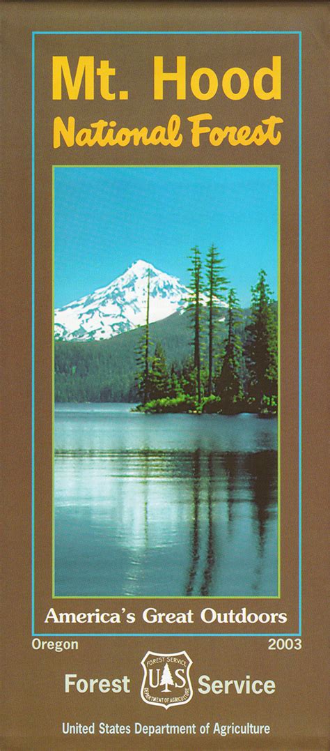 Mount Hood National Forest Map: DiscoverNW.org