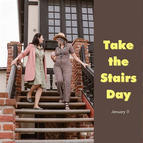 It's National Take the Stairs Day! in 2023 | Take the stairs, Stairs ...