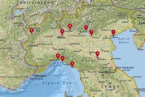 10 Top Destinations in Northern Italy (with Map & Photos) - Touropia ...