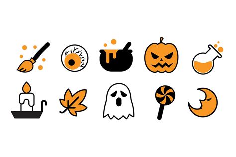 Halloween Icon Bundle 3 Graphic by Kembang Koll studio · Creative Fabrica