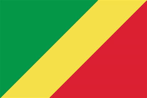 Congo flag. Flag of Congo in design shape 24537337 Vector Art at Vecteezy