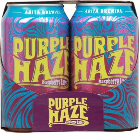 Abita® Brewing Purple Haze Raspberry Lager Cans, 6 cans / 12 fl oz ...