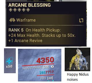 The new arcane blessing is pretty nice : r/Warframe