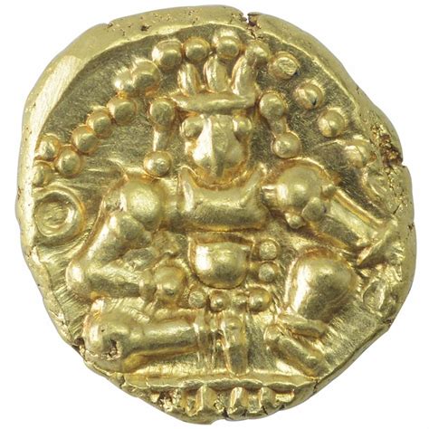 Gold Varaha Coin of Krishnadevaraya of Tuluva Dynasty of Vijayanagar ...