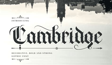 18 Gorgeous Gothic Fonts For Displays, Headings, and Logo Design (2024)