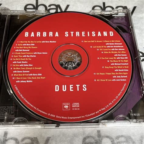 Barbra Streisand : Duets Vocal Audio CD 696998612624 | eBay