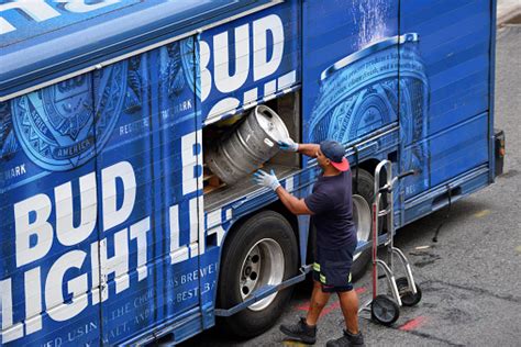 Bud Light Beer Delivery Truck Stock Photo - Download Image Now - iStock