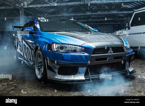 Mitsubishi Lancer Evolution X tuning Stock Photo - Alamy