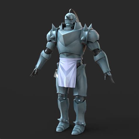 Alphonse Elric Custom Full Body Wearable Armor With Helmet 3D - Etsy