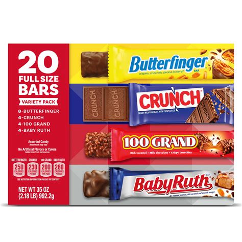 100 Grand Milk Chocolate Candy Bars, Full Size Bulk Individually ...