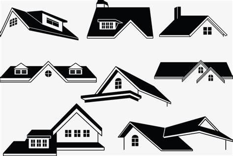 Roofs White Transparent, Vector Roof, Roof Clipart, Vector, Roof PNG ...