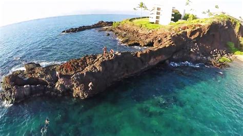 Black Rock cliff jumping drone footage [Maui/Hawaii] - YouTube