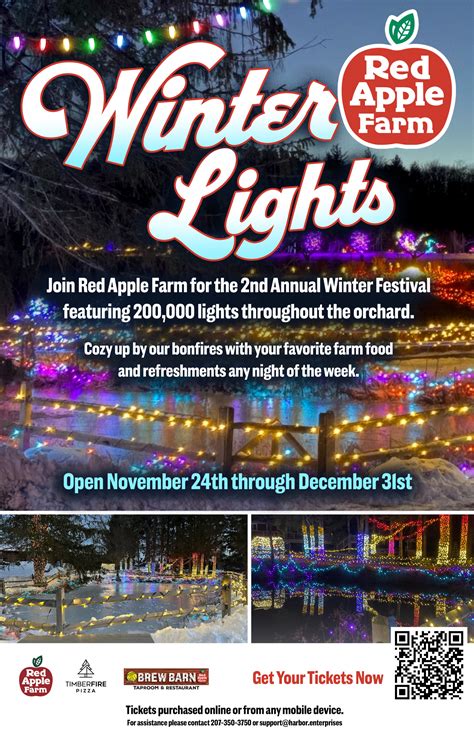 Red Apple Winter Lights - Nov 24, 2023 - Visit North Central