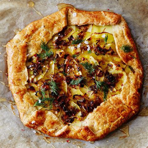 Bon Appetit Recipes Leek Tart