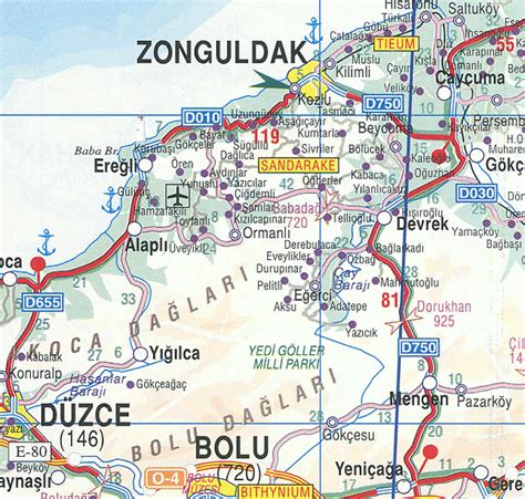 Zonguldak Map - Turkey