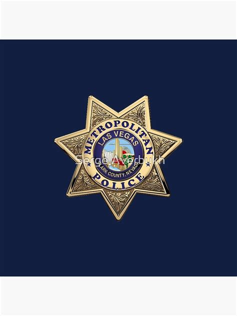 "Las Vegas Metropolitan Police Department - LVMPD Badge over Blue ...