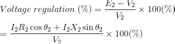 Voltage Regulation of Transformer | Electrical4u