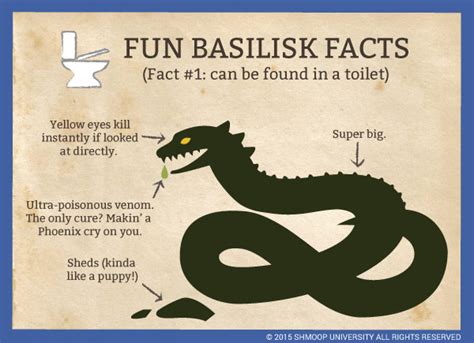 The Basilisk in Harry Potter and the Chamber of Secrets - Chart