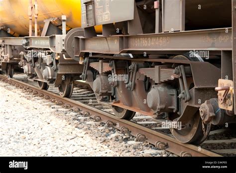 chassis of a freight train Stock Photo - Alamy