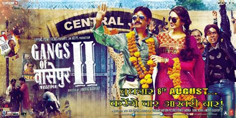 Nawazuddin Siddiqui and Huma Qureshi Gangs Of Wasseypur 2 Movie Poster ...