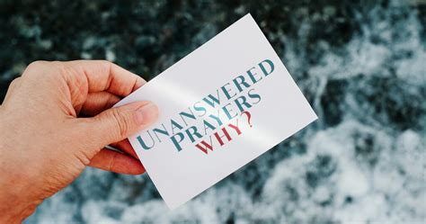 Unanswered Prayers? WHY? - Temple of God by Bethel AG Church