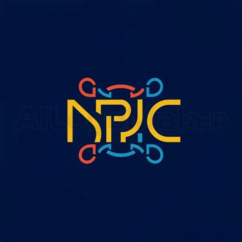 LOGO Design For NPIC Khmer Pattern Style with Blue Yellow for the Tech ...