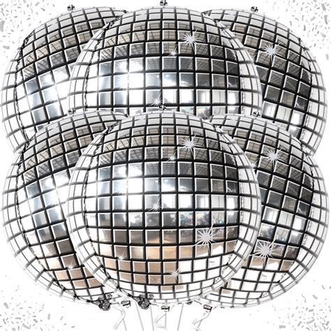 Silver Disco Ball Background