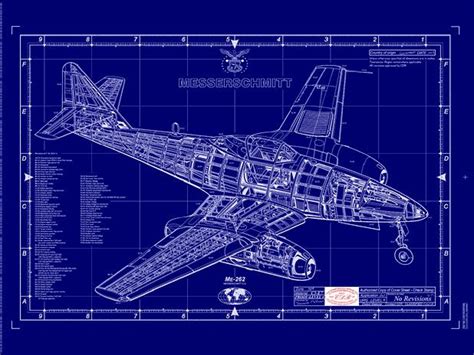 Messerschmitt Me 262 Blueprints