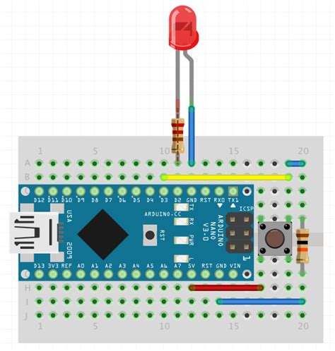 Wiring The Cable: Arduino Button Led Wiring