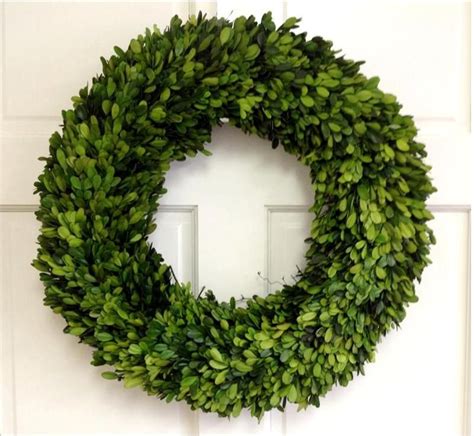 Preserved 20" Boxwood wreath | Boxwood wreath, Preserved boxwood ...