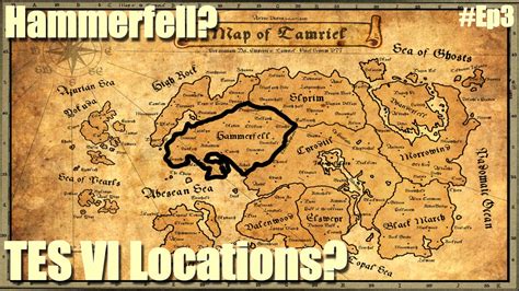 Where is The Elder Scrolls 6 Location - Ep3 - Hammerfell Lore - YouTube