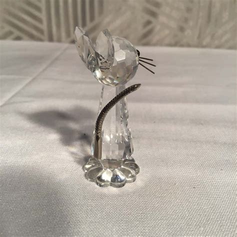 Swarovski Crystal Cat Figure(s)