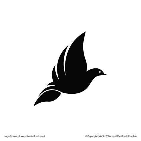 Dove Bird Logo for Sale | Ready to Buy Dove Bird Emblem