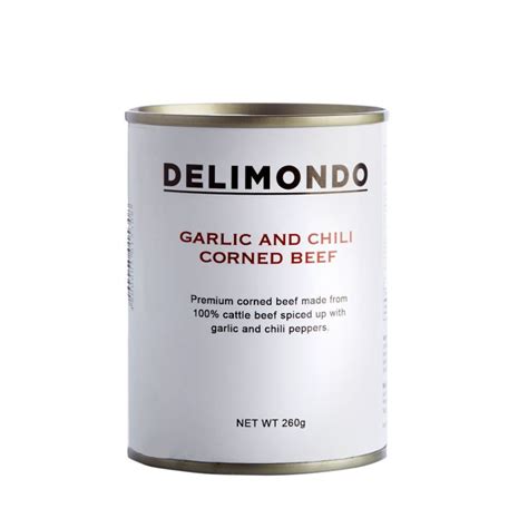 Delimondo Garlic & Chili Corned Beef 260g | Lazada PH