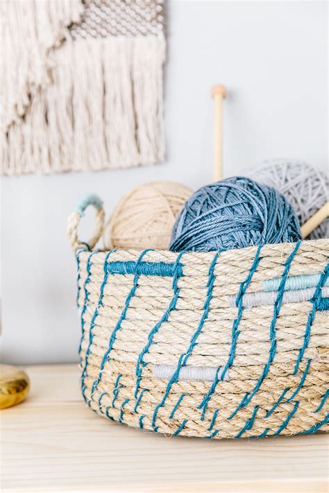 DIY rope basket