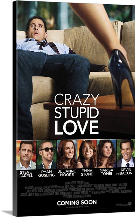 Crazy, Stupid, Love - Movie Poster Wall Art, Canvas Prints, Framed ...