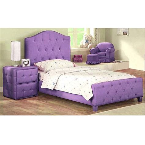 purple beds New Diva Upholstered Twin Bed, Purple u2013 $150 | New Diva ...