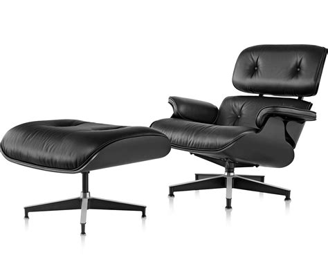 Eames Ebony Lounge Chair & Ottoman for Herman Miller | hive