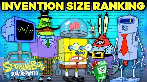 Plankton's Inventions Ranked By Size! 🤖 | SpongeBob - YouTube