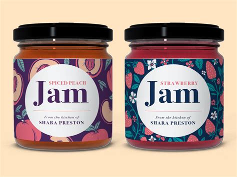 Jam Labels by Grace Preston on Dribbble