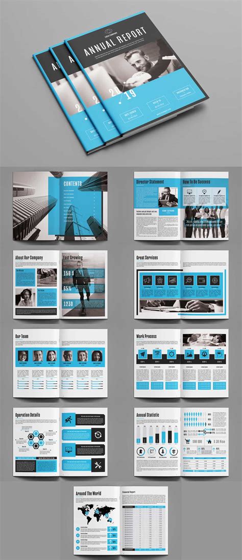 60 Modern Annual Report Design Templates [Free and Paid] | Redokun Blog