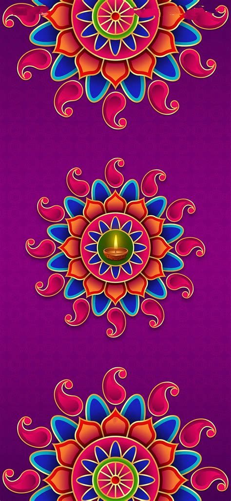 1080P free download | Diwali Rangoli, colorfull, new, red, HD phone ...