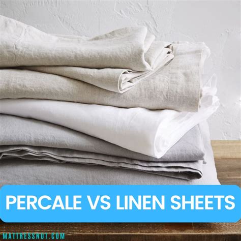 Percale vs linen sheets | Comparison, difference with pros and cons