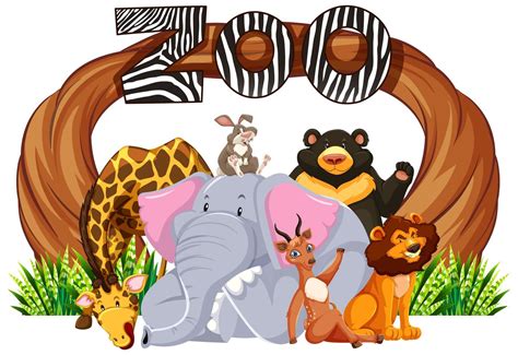 Zoo Sign Cartoon