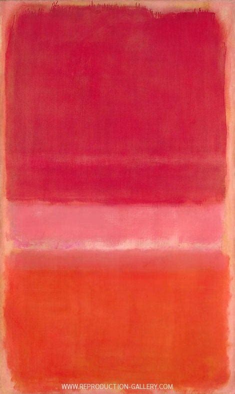 "Two Pinks and Orange," Mark Rothko painting reproduction : r ...