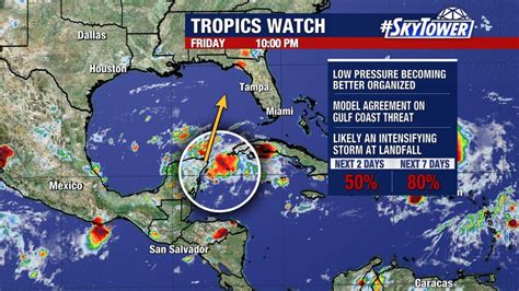 Tropical storm likely to develop in Gulf of Mexico, bring rain to ...