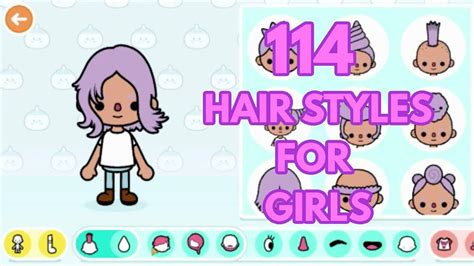 114 Hair Styles for Girls In Toca Life World Mod Apk All Unlocked ...