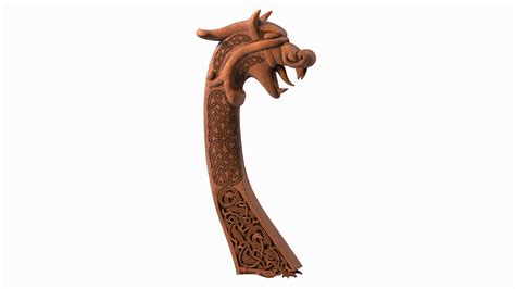 Viking Ship Dragon Head 3D Model - TurboSquid 1786441