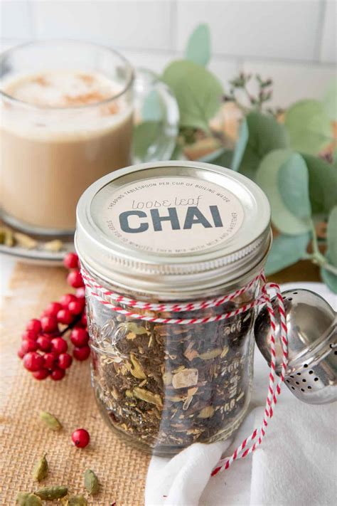 Homemade Chai Tea Recipe and Easy DIY Tea Gift Set | Wholefully